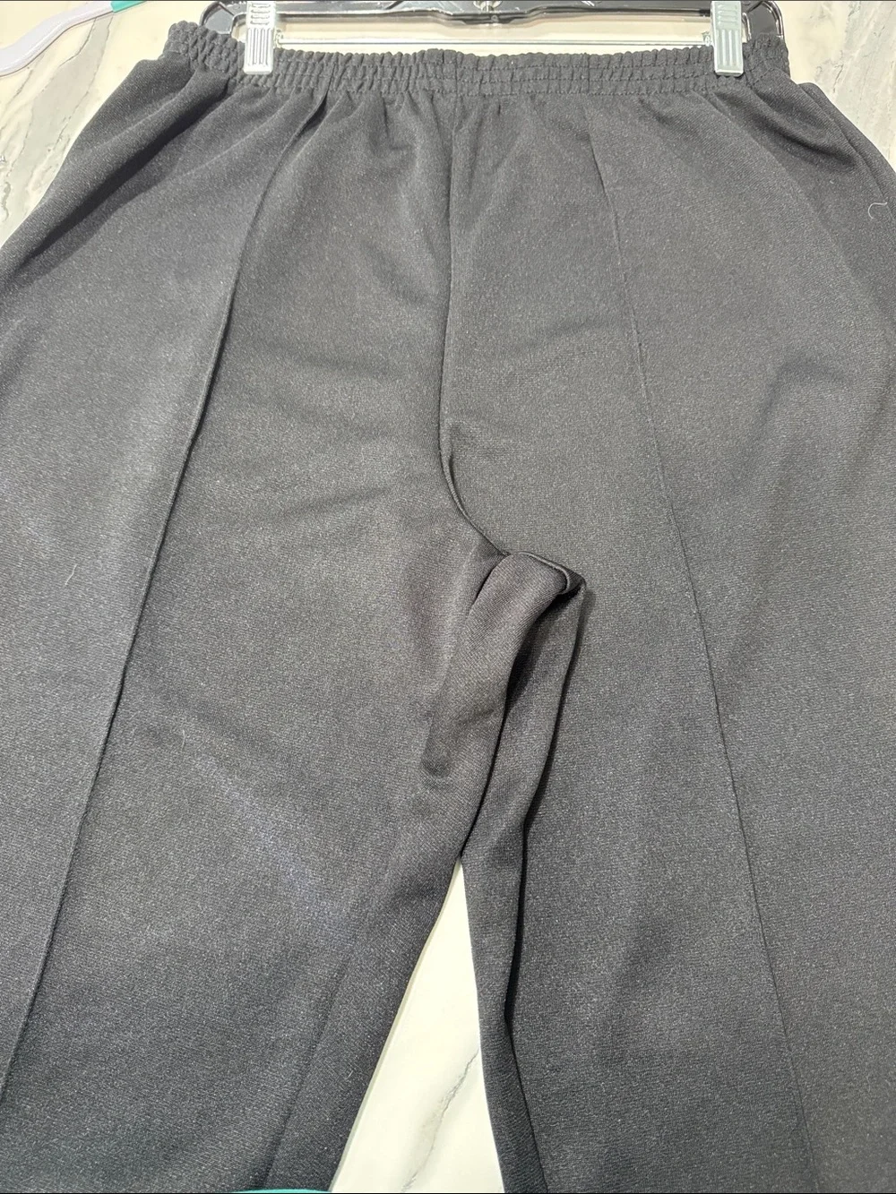 Roaman's Black Women's Pull-On Jogger Pants Style 25-2584-8  ( 100 % polyester